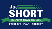 Joe Short, Culpeper Town Council