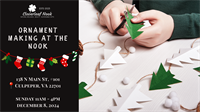 Cloverleaf Nook: Children's Ornament Workshop at the Nook