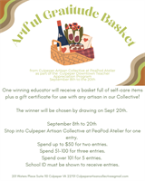 Teacher Appreciation Gift Basket Drawing September 8-20