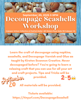 Decoupage Seashells Workshop