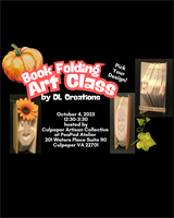 Book Folding Art Class by DL Creations