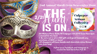 2nd Annual Mardi Gras Scavenger Hunt at Culpeper Artisan Collective