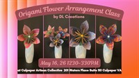 May Origami Flower Arrangement Class