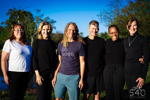 A few of our yoga and pilates instructors A few of our yoga and pilates instructors
