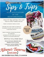 Sips and Trips - Hues and Flavors of the Mediterranean