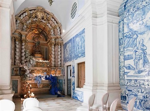 Wedding chapel at Quinta do Torneiro in Lisbon, Portugal.
