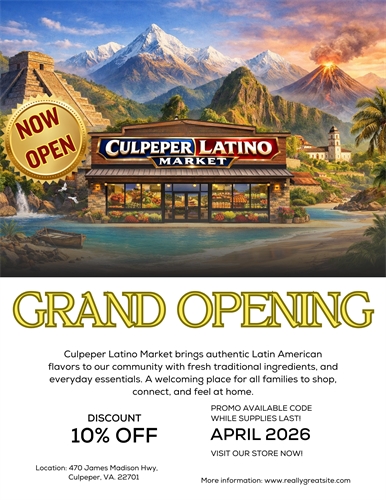 Grand Opening in English