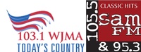 103.1 WJMA, 105.5 & 95.3 SAM FM