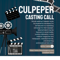 Culpeper Casting Call.  Locals Wanted!