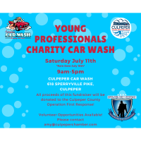 Young Professionals Car Wash - Saturday July 11th