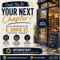 Could This Be Your Next Chapter? Retail Opportunity Available on East Davis Street