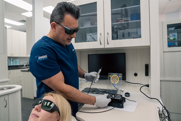 Patients visit Omni Dental & Medspa for comfortable family dentistry and dental implants in Arlington Heights, IL.