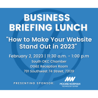 "How to Make Your Website Stand Out in 2023" Business Briefing Lunch