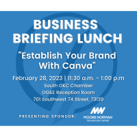 "Establish Your Brand With Canva" Business Briefing Lunch