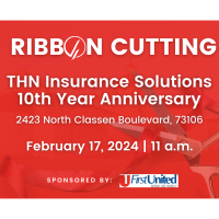 Ribbon Cutting for THN Insurance Solutions 10th Year Anniversary