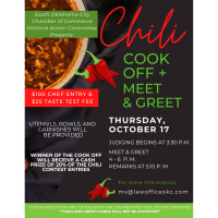 South Oklahoma City Chamber of Commerce Political Action Committee Invites You to Chili Cook Off and Meet & Greet