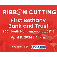 Open House and Ribbon Cutting for First Bethany Bank and Trust