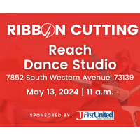 Ribbon Cutting Celebration for Reach Dance Studio