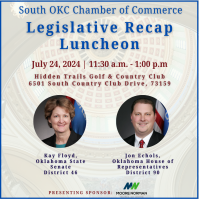 Legislative Recap Luncheon with Senator Kay Floyd and Representative Jon Echols