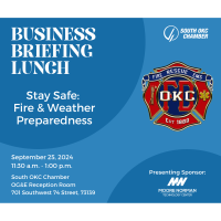 "Stay Safe: Fire & Weather Preparedness" Business Briefing Lunch