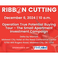 Ribbon Cutting for Operation True Potential Buying Tour - The Small Apartment Investment Campaign