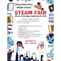 Mary Golda Ross Middle School STEAM Fair Needs YOU!