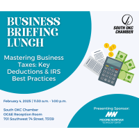 "Mastering Business Taxes: Key Deductions & IRS Best Practices" Business Briefing Lunch