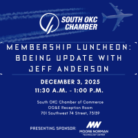 South OKC Chamber Membership Luncheon: Boeing Update with Jeff Anderson