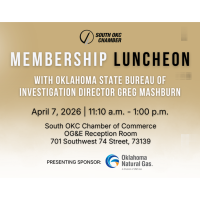South OKC Chamber Membership Luncheon with OSBI Director Greg Mashburn