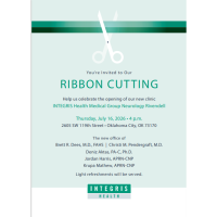 Ribbon Cutting for INTEGRIS Rivendell Neurology