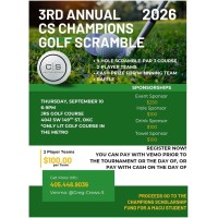 3rd Annual Center Sphere Champions Golf Scramble