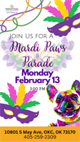 Mardi Paws Paradeat HarborChase of South Oklahoma City