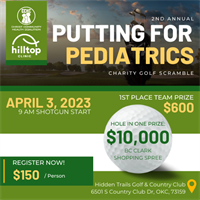 2nd Annual Putting for Pediatrics Golf Scramble Fundraiser by Christ Community Health Coalition - Hilltop Clinic