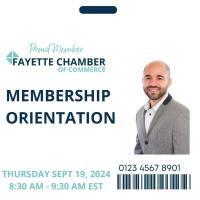 2024 Membership Orientation - September