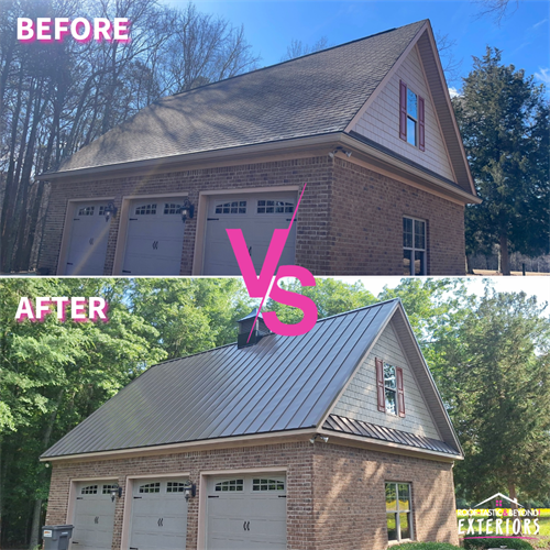 Standing Seam Metal Roof in Fayetteville