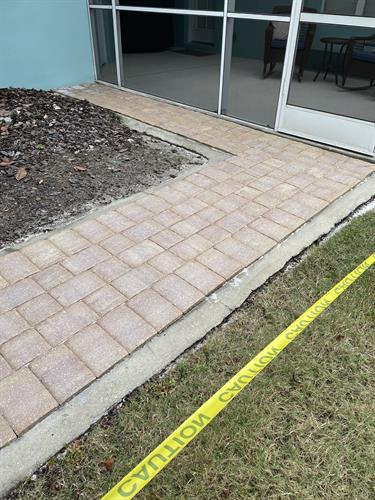 Pavers unsealed
