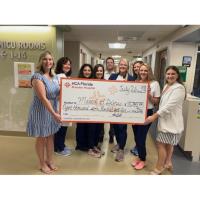 HCA Florida Brandon Hospital Women's and Babies' Services team makes $8K donation to March of Dimes