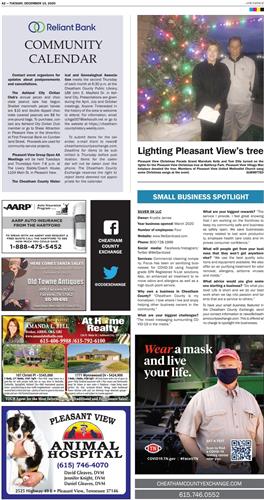Small Business Spotlight in Cheatham County Exchange Newspaper Small Business Spotlight in Cheatham County Exchange Newspaper