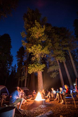 Enjoy a night under the stars by a campsite with friends! Enjoy a night under the stars by a campsite with friends!