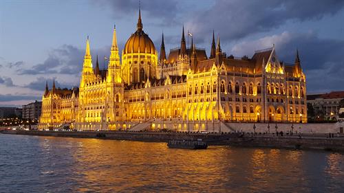 On the Danube River Cruise Budapest Parliament On the Danube River Cruise Budapest Parliament
