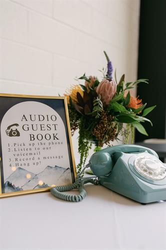 We also offer Audio Guestbooks for any event!