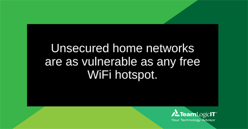Unsecured home networks