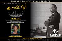 Calhoun Announces Free Annual MLK Program for the Community