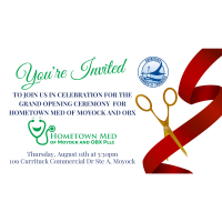 Join us for the Grand Opening of Hometown Med of Moyock and OBX