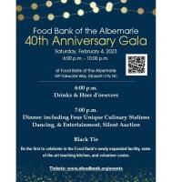 Food Bank of the Albemarle 40th Anniversary Gala