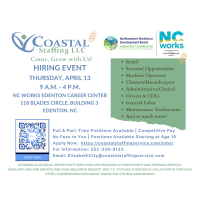 Hiring Event with Coastal Staffing