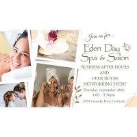 Event Cancellation -Business After Hours & Open House for Eden Day Spa & Salon 