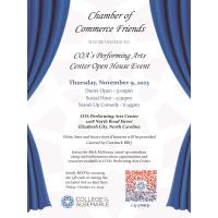 College of The Albemarle Invitation - Performing Arts Center Open House Event