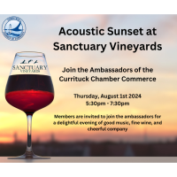 Currituck Chamber at Sanctuary Vineyards - Acoustic Sunset Concert Series - Jarvisburg (OBX) NC