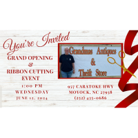 Grand Opening & Ribbon Cutting Event Grandma's Antique&Thrift Store